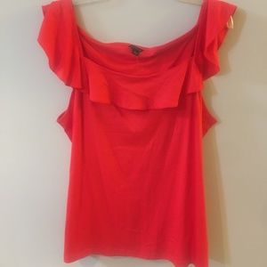 NWT Ann Taylor ruffle tank